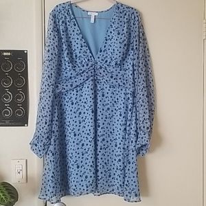 Blue Floral Leith dress